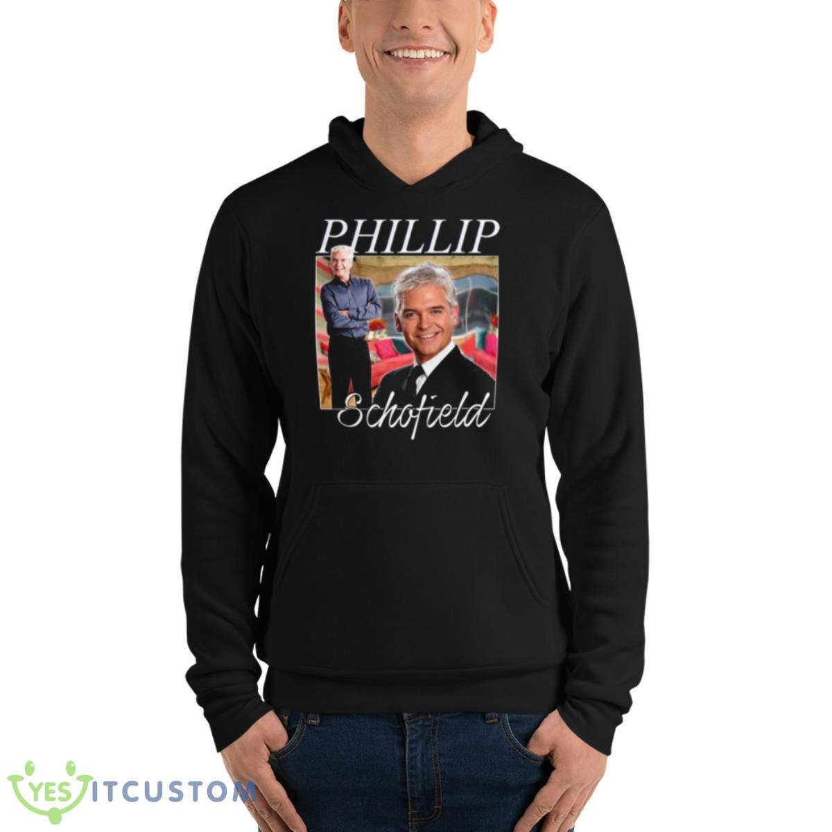 Phillip Schofield Homage Shirt 4 Phillip Schofield Homage Shirt - Unisex Fleece Pullover Hoodie