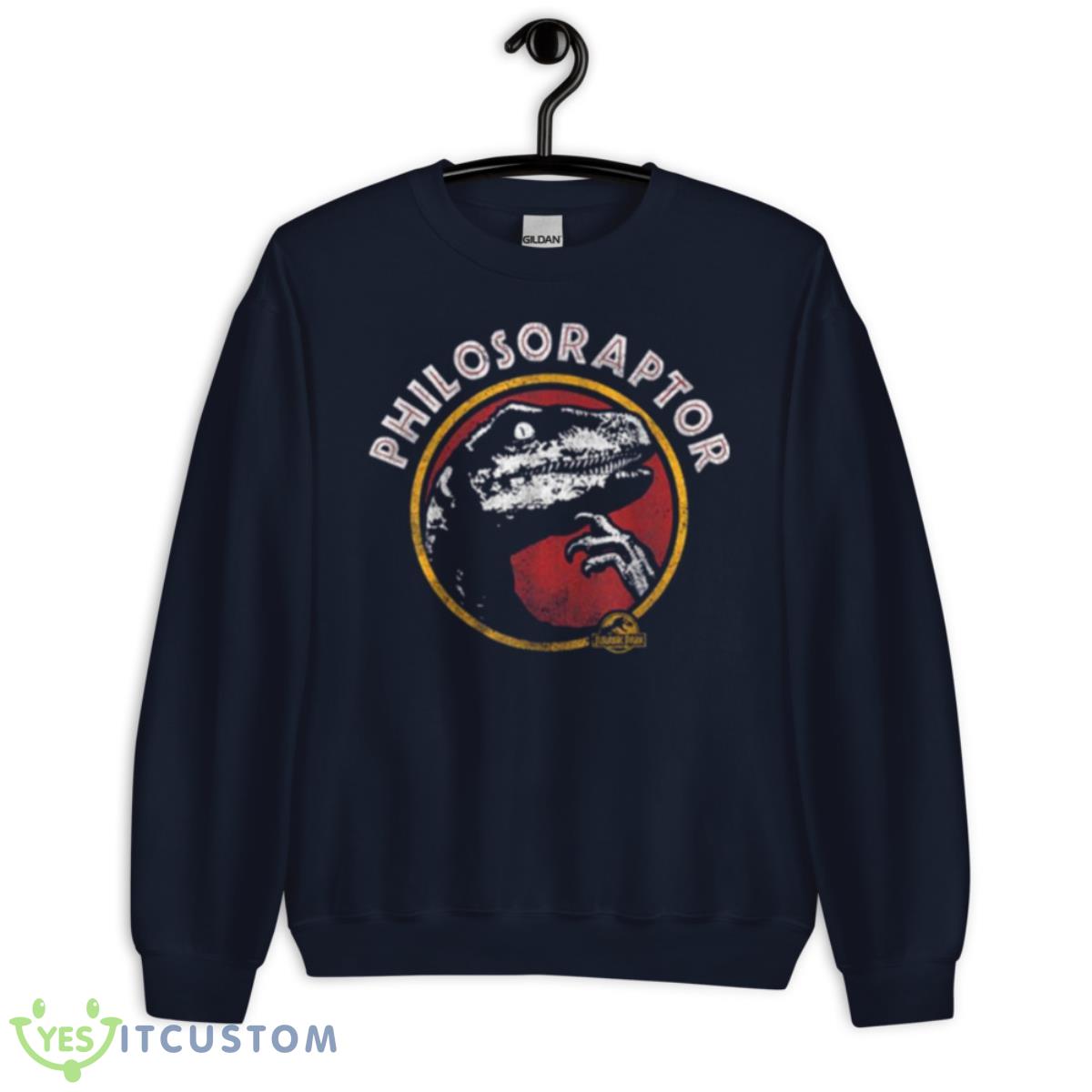 Philosoraptor Meme Funny Velociraptor Dinosaur Shirt 2 Philosoraptor Meme Funny Velociraptor Dinosaur Shirt - Unisex Crewneck Sweatshirt-1