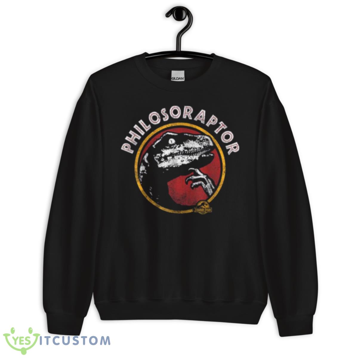Philosoraptor Meme Funny Velociraptor Dinosaur Shirt 13 Philosoraptor Meme Funny Velociraptor Dinosaur Shirt - Unisex Crewneck Sweatshirt