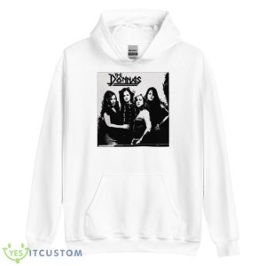 Picture Music Band Four Girl Vintage Shirt - Unisex Heavy Blend Hooded Sweatshirt