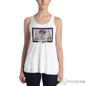Pigs In Space Star Trek Design Shirt 7 Pigs In Space Star Trek Design Shirt - 8800 Women's Flowy Racerback Tank