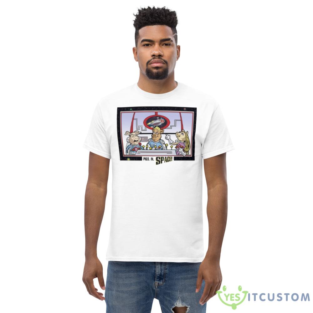 Pigs In Space Star Trek Design Shirt 5 Pigs In Space Star Trek Design Shirt - Men’s Classic Tee Gildan 5000