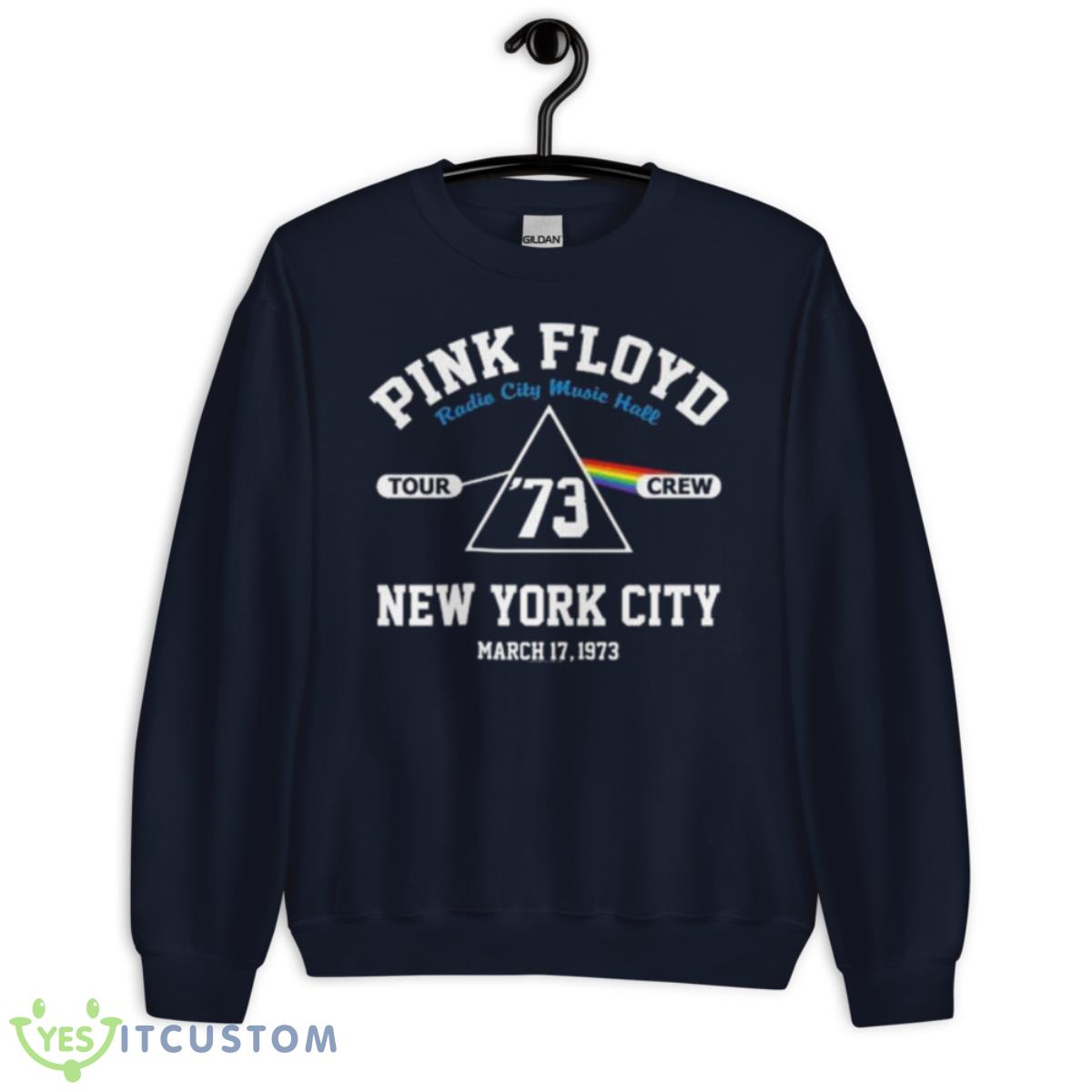 Pink Floyd Radio City Music Hall Tour ’73 Crew New York City Shirt 13 Pink Floyd Radio City Music Hall Tour ’73 Crew New York City Shirt - Unisex Crewneck Sweatshirt-1