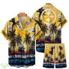 Pittsburgh Steelers NFL Hawaiian Shirt And Short Tropical Pattern This Summer Shirt New Gift For Best Fan Product Photo 1