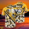Pittsburgh Steelers NFL Hawaiian Shirt Graphic Tropical Pattern New Trend Summer For NFL Football Fans Product Photo 1