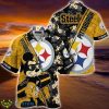 Pittsburgh Steelers NFL Hawaiian Shirt Mickey Print Floral Pattern This Summer For Sports Fans Product Photo 1
