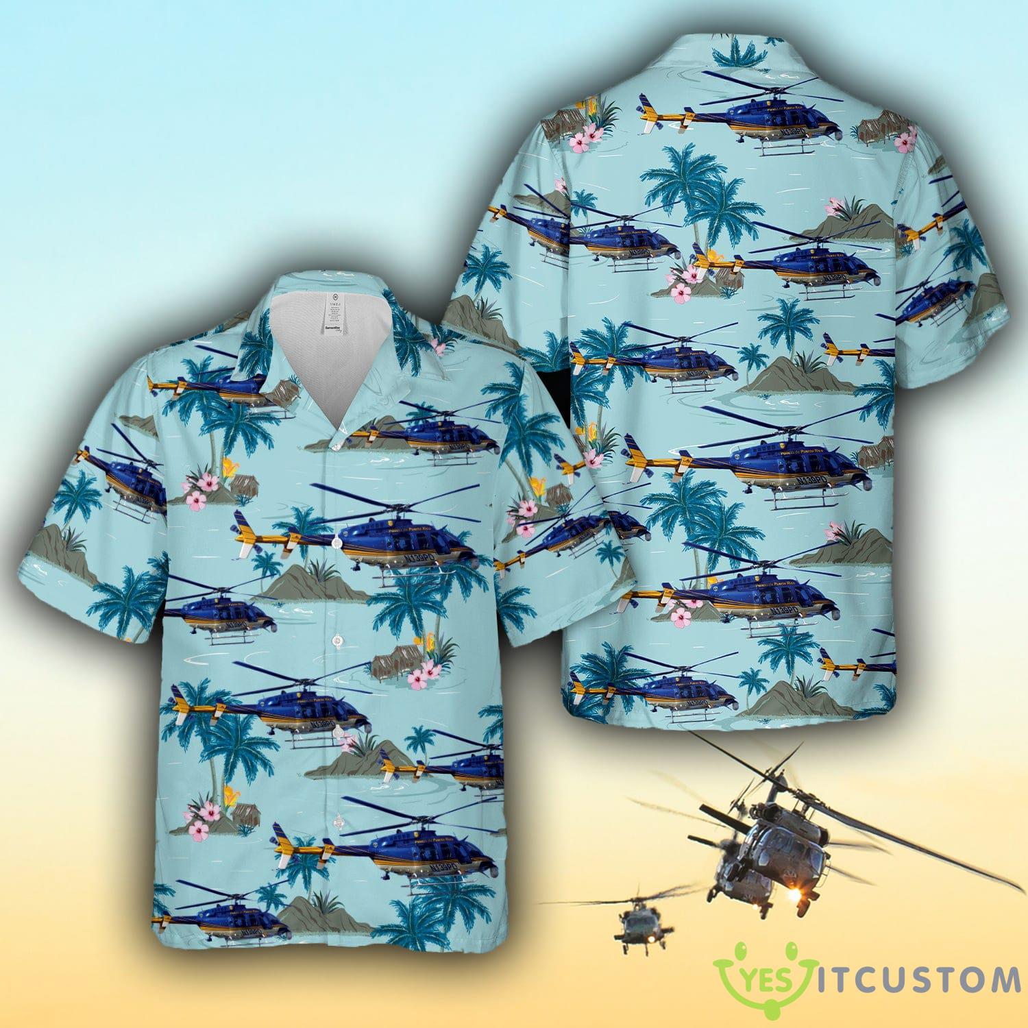 Puerto Rico Police Bell 407 Hawaiian Shirt For Men And Women 2 Puerto Rico Police Bell 407 Hawaiian Shirt For Men And Women - Puerto Rico Police Bell 407 Hawaiian Shirt For Men And Women