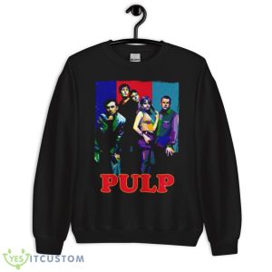 Pulp Band Colored Collage Shirt - Unisex Crewneck Sweatshirt