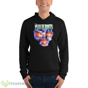 Puss In Boots Retro Portrait Shirt 9 Puss In Boots Retro Portrait Shirt - Unisex Fleece Pullover Hoodie