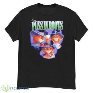 Puss In Boots Retro Portrait Shirt - G500 Men’s Classic T-Shirt