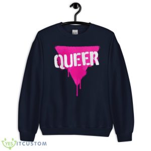 Queer Pink Shirt - Unisex Crewneck Sweatshirt-1