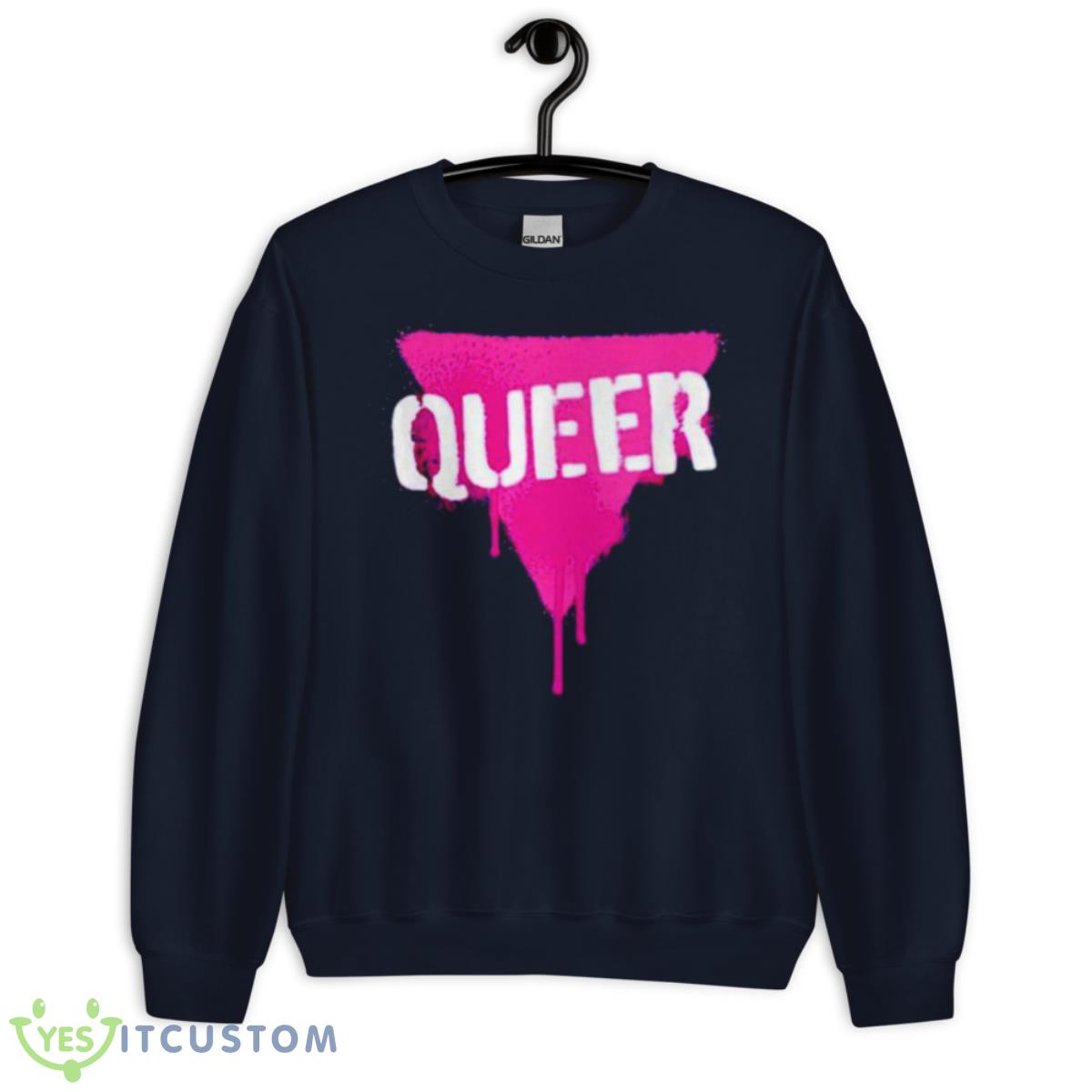 Queer Pink Shirt 2 Queer Pink Shirt - Unisex Crewneck Sweatshirt-1