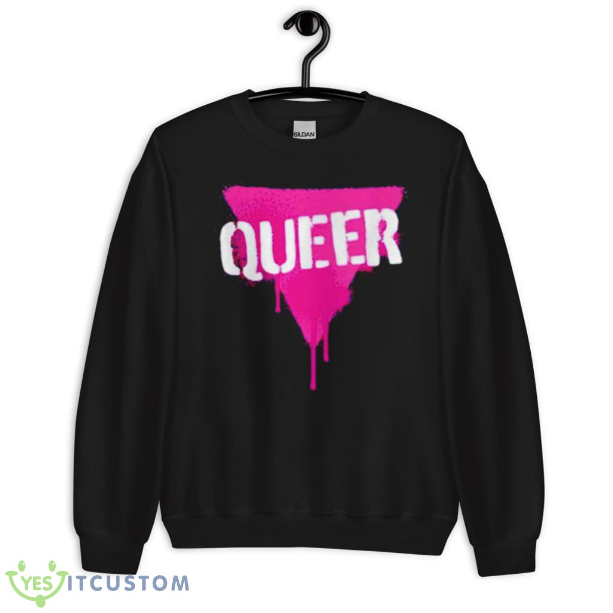 Queer Pink Shirt 3 Queer Pink Shirt - Unisex Crewneck Sweatshirt