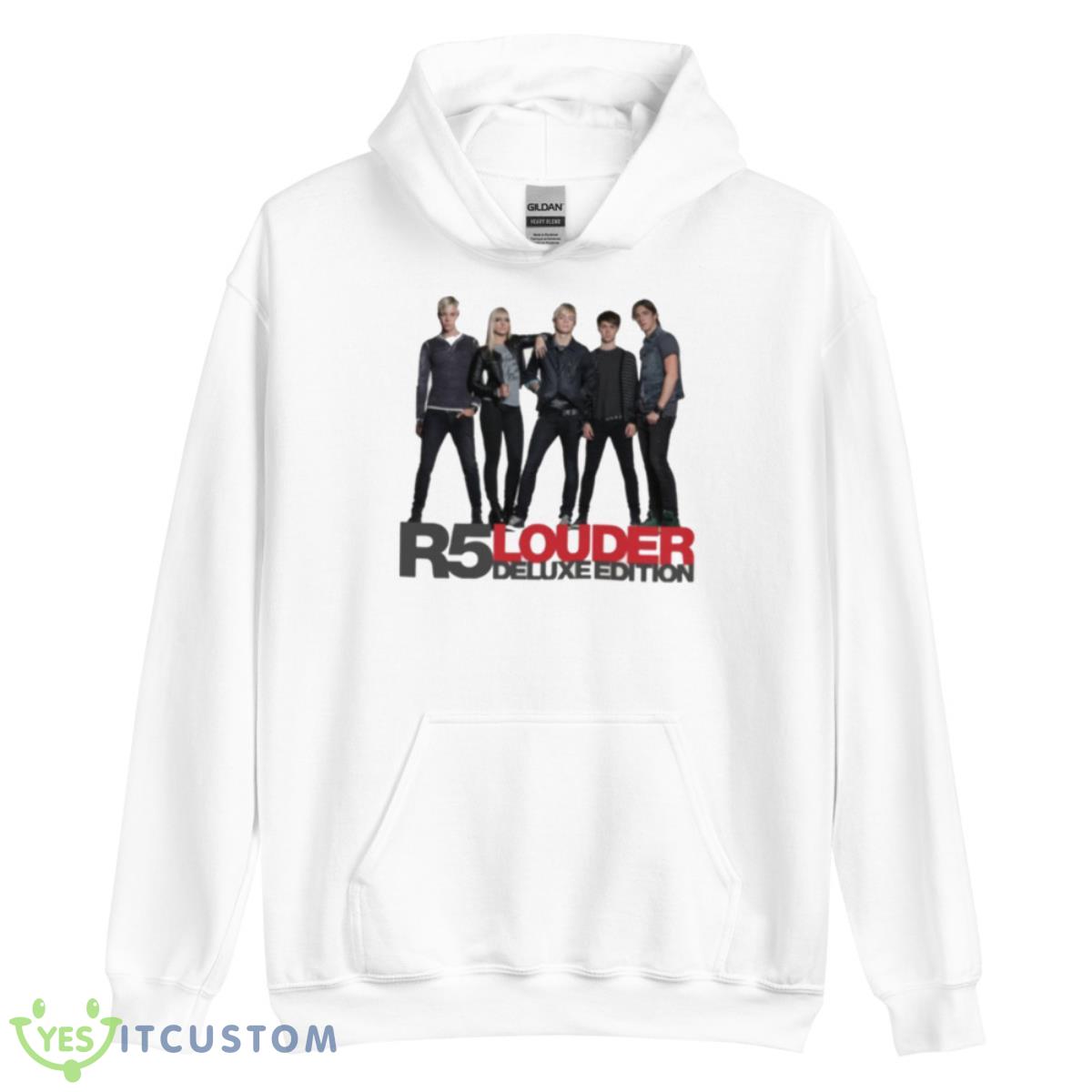 R5 Louder Track List Shirt 3 R5 Louder Track List Shirt - Unisex Heavy Blend Hooded Sweatshirt