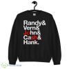 randy Vern John Cash Hank shirt - 18000 Unisex Heavy Blend Crewneck Sweatshirt