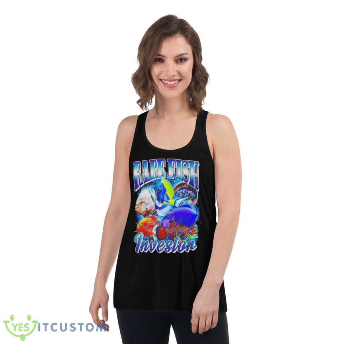 Rare Fish Investor Shirt 5 Rare Fish Investor Shirt - Women's Flowy Racerback Tank