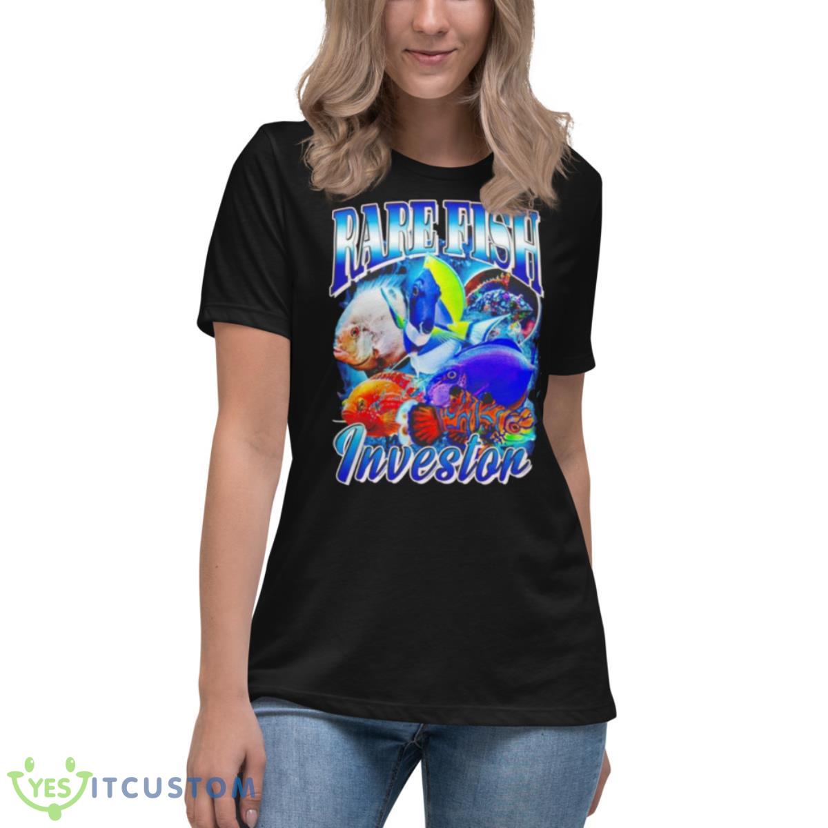 Rare Fish Investor Shirt 6 Rare Fish Investor Shirt - Women's Relaxed Short Sleeve Jersey Tee