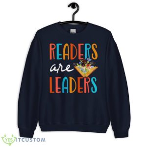 Readers Are Leaders Flowers T Shirt - Unisex Crewneck Sweatshirt-1