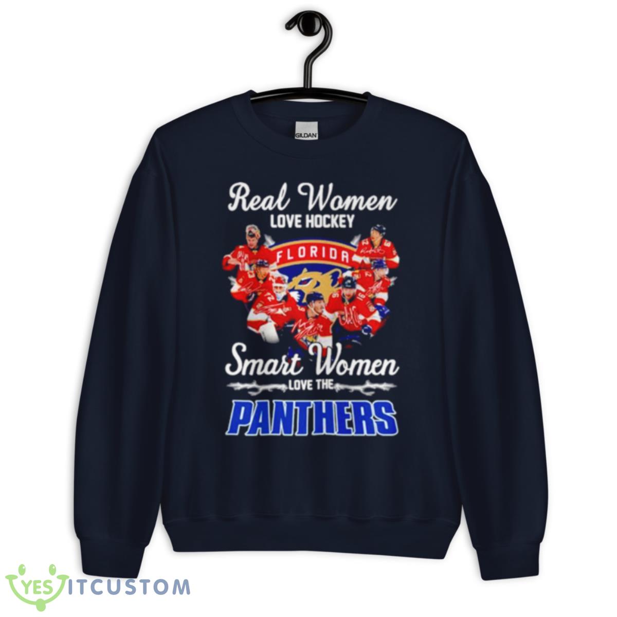 Real Women Love Hockey Smart Women Love The Panthers Signatures Shirt 2 Real Women Love Hockey Smart Women Love The Panthers Signatures Shirt - Unisex Crewneck Sweatshirt-1