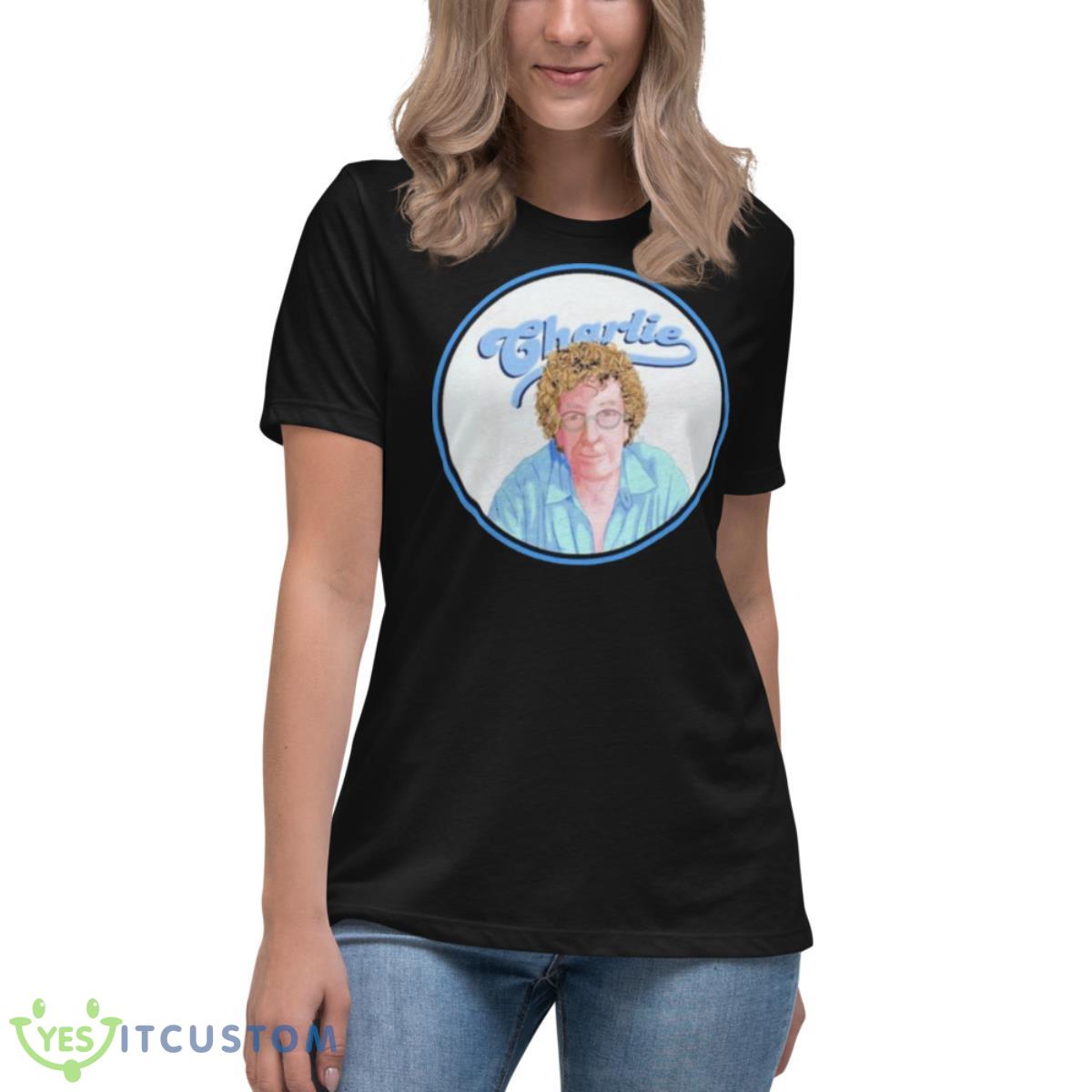 Realdealraps Charlie Shirt 6 Realdealraps Charlie Shirt - Women's Relaxed Short Sleeve Jersey Tee