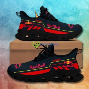 Red Bull Sport Sneaker Cars And Motorcycles Custom Name Max Soul Shoes - Red Bull_1