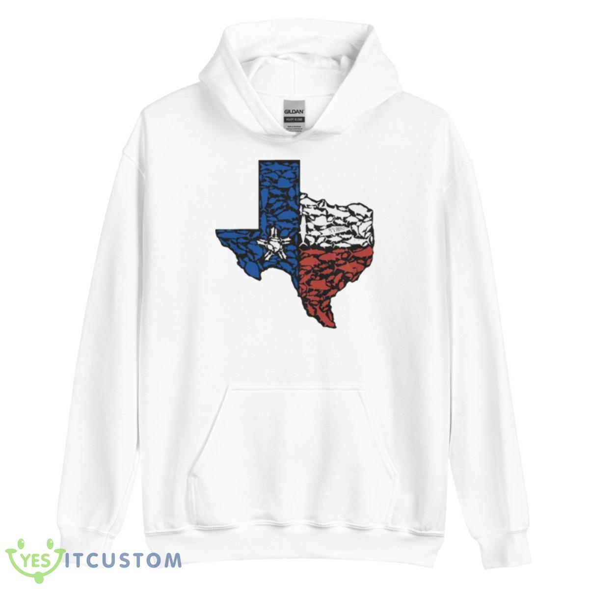 red tuna Texas flag shirt 3 red tuna Texas flag shirt - Unisex Heavy Blend Hooded Sweatshirt