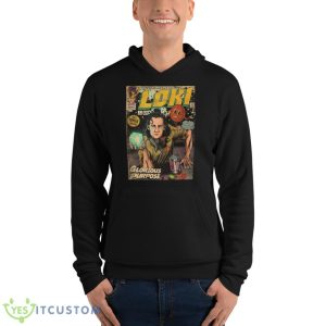 Retro Comic Glorious Purpose Loki Tom Hiddleston Marvel Shirt - Unisex Fleece Pullover Hoodie