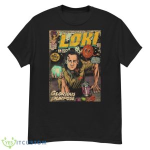 Retro Comic Glorious Purpose Loki Tom Hiddleston Marvel Shirt - G500 Men’s Classic T-Shirt