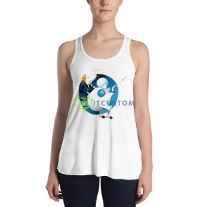 Robot Chicken Cartoon shirt - 8800 Women's Flowy Racerback Tank