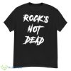 Rocks Not Dead Rolling Stones Music Retro Rock Band Acdc 90s Shirt - G500 Men’s Classic T-Shirt