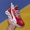 Rodez Aveyron Football Running Sneakers Custom Name Ligue 1 And Ligue 2 Max Soul Shoes - Rodez Aveyron Football_1
