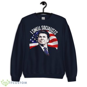 Ronald Reagan I Smell Socialists Shirt - Unisex Crewneck Sweatshirt-1