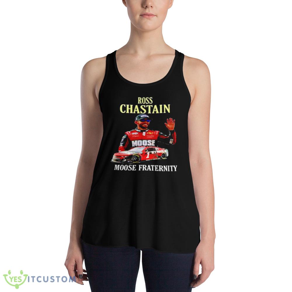 Ross Chastain moose fraternity Funny Shirt 3 Ross Chastain moose fraternity Funny Shirt - 8800 Women's Flowy Racerback Tank