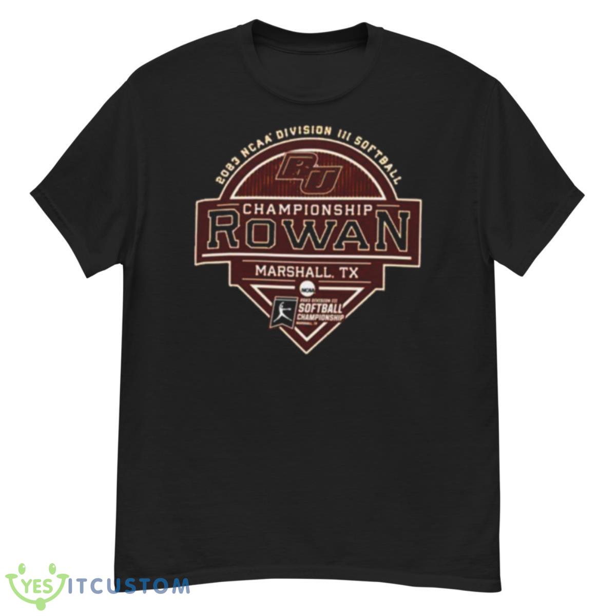 Rowan University 2023 NCAA Division III Softball Championship Rowan Shirt 12 Rowan University 2023 NCAA Division III Softball Championship Rowan Shirt - G500 Men’s Classic T-Shirt