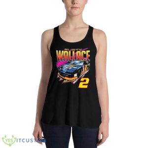 Rusty Wallace midnight 2 car Black T Shirt Mockup 7 Rusty Wallace midnight 2 car Black T Shirt Mockup - 8800 Women's Flowy Racerback Tank