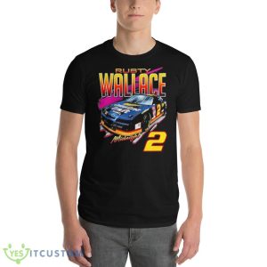 Rusty Wallace midnight 2 car Black T Shirt Mockup 8 Rusty Wallace midnight 2 car Black T Shirt Mockup - 980 Lightweight Fashion Short Sleeve T-Shirt