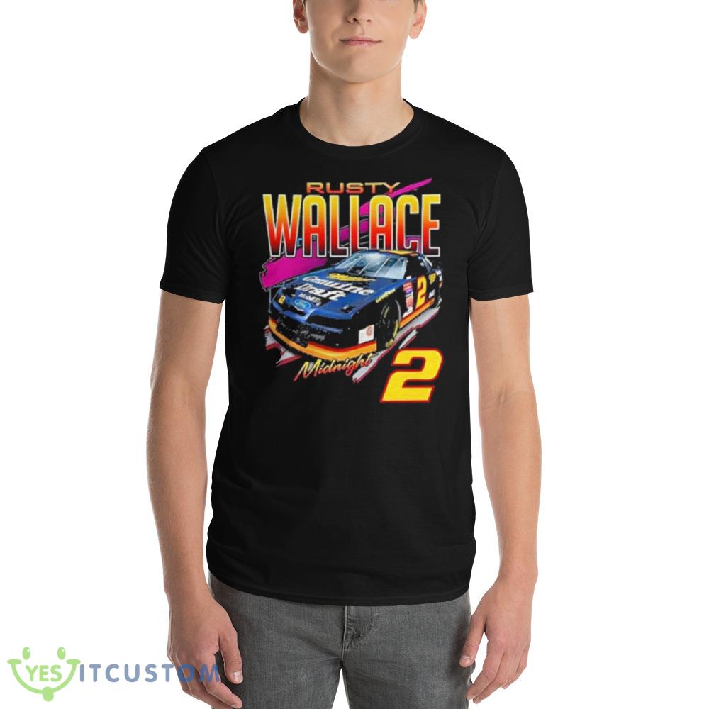 Rusty Wallace midnight 2 car Black T Shirt Mockup 11 Rusty Wallace midnight 2 car Black T Shirt Mockup - 980 Lightweight Fashion Short Sleeve T-Shirt