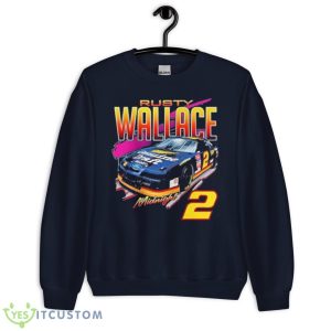 Rusty Wallace Midnight 2 Car Shirt - Unisex Crewneck Sweatshirt-1