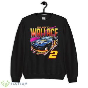 Rusty Wallace Midnight 2 Car Shirt - Unisex Crewneck Sweatshirt