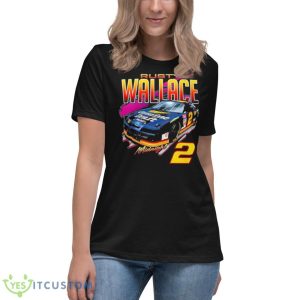 Rusty Wallace Midnight 2 Car Shirt - Women's Relaxed Short Sleeve Jersey Tee
