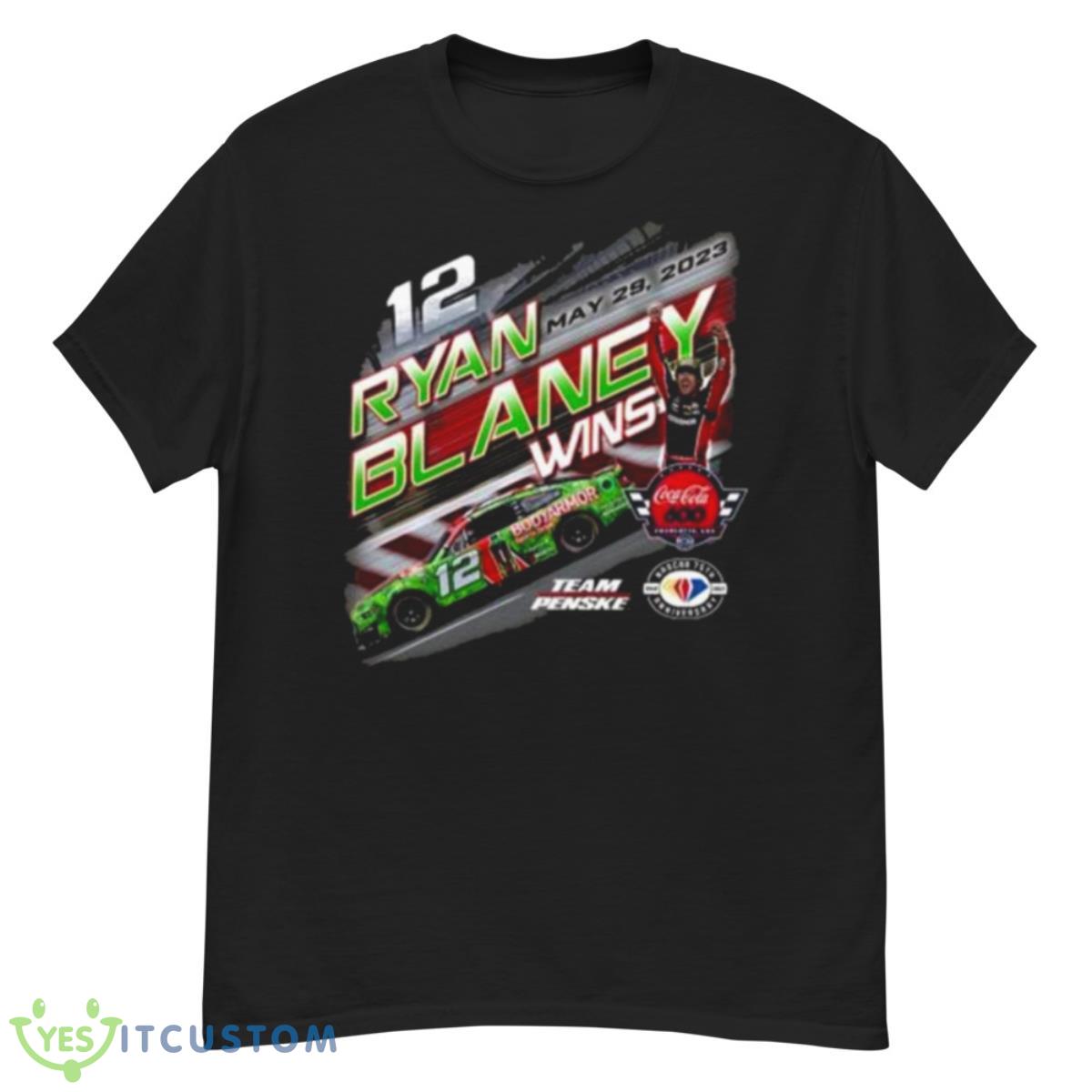 Ryan Blaney Checkered Flag Sports 2023 Coca Cola 600 Race Winner Shirt 12 Ryan Blaney Checkered Flag Sports 2023 Coca Cola 600 Race Winner Shirt - G500 Men’s Classic T-Shirt