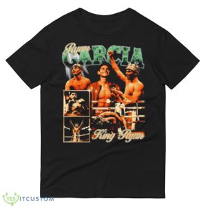 Ryan Garcia king ryan Black T Shirt Mockup 8 Ryan Garcia king ryan Black T Shirt Mockup - 980 Lightweight Fashion Short Sleeve T-Shirt
