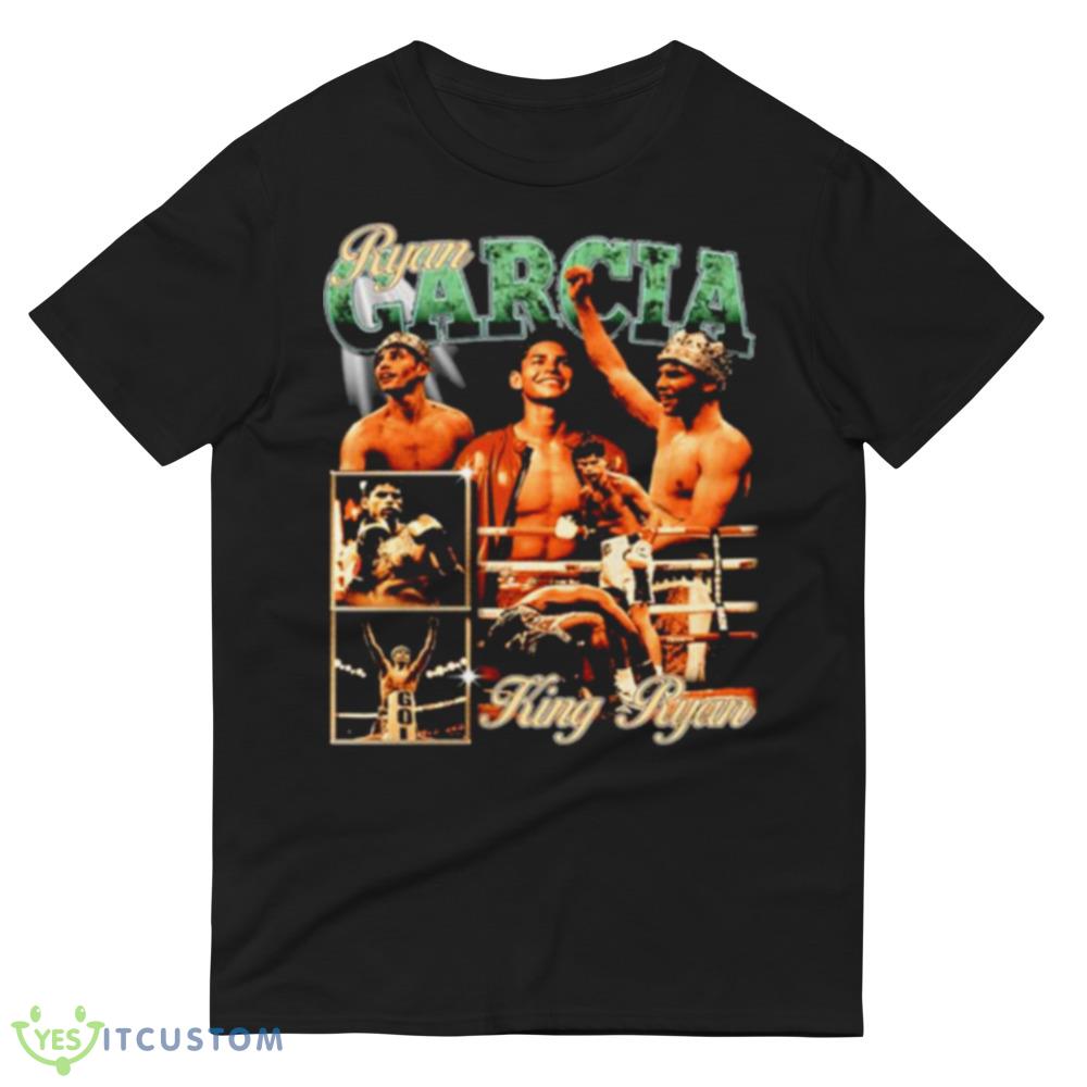 Ryan Garcia king ryan Black T Shirt Mockup 4 Ryan Garcia king ryan Black T Shirt Mockup - 980 Lightweight Fashion Short Sleeve T-Shirt