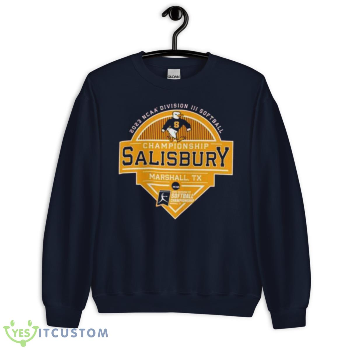 Salisbury Seagulls 2023 NCAA Division III Softball Championship Salisbury Shirt 2 Salisbury Seagulls 2023 NCAA Division III Softball Championship Salisbury Shirt - Unisex Crewneck Sweatshirt-1