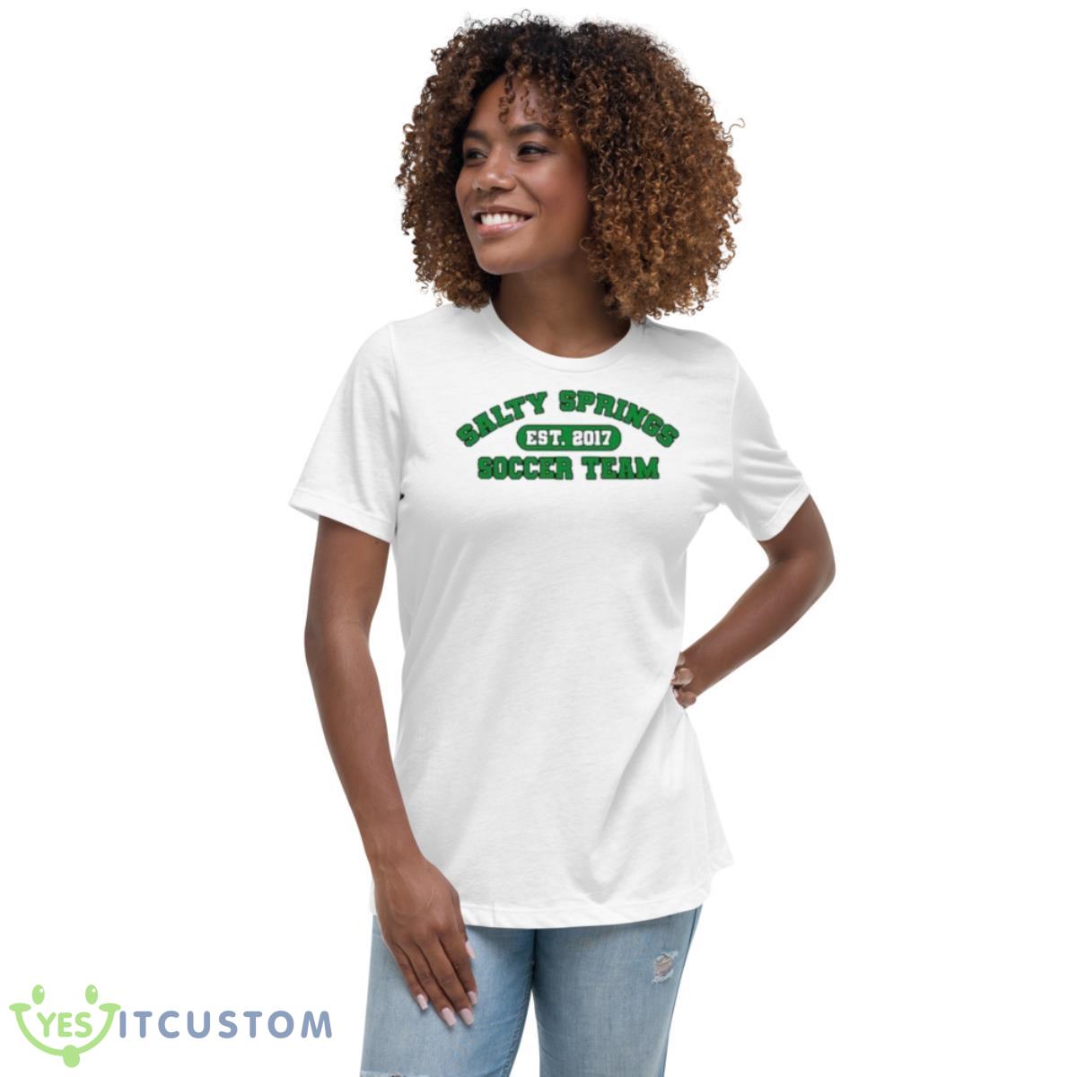 Salty Springs Soccer Team Est 2017 Shirt 5 Salty Springs Soccer Team Est 2017 Shirt - Women's Relaxed Short Sleeve Jersey Tee