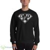 san Antonio Spurs Super dad Black T Shirt - 18000 Unisex Heavy Blend Crewneck Sweatshirt