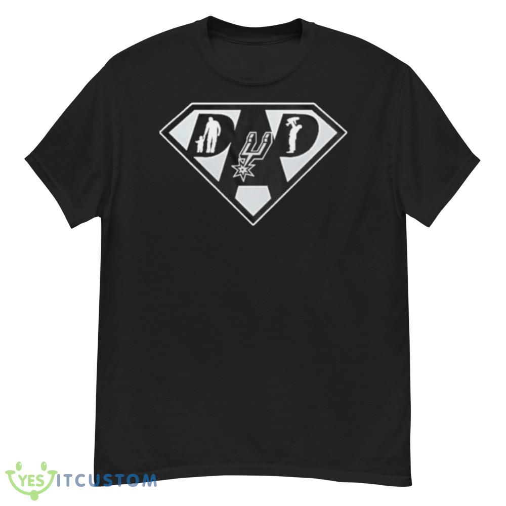 san Antonio Spurs Super dad Black T Shirt 5 san Antonio Spurs Super dad Black T Shirt - Men’s Classic Tee Gildan 5000