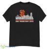 San Francisco Giants 2023 Season Team Players Names In City Shirt - G500 Men’s Classic T-Shirt