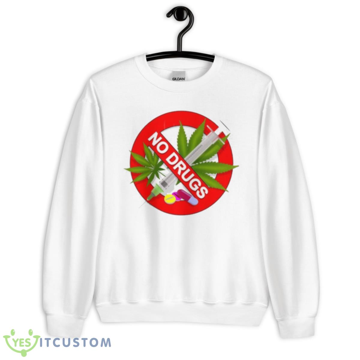 Say No To Drugs Logo Shirt 2 Say No To Drugs Logo Shirt - Unisex Heavy Blend Crewneck Sweatshirt
