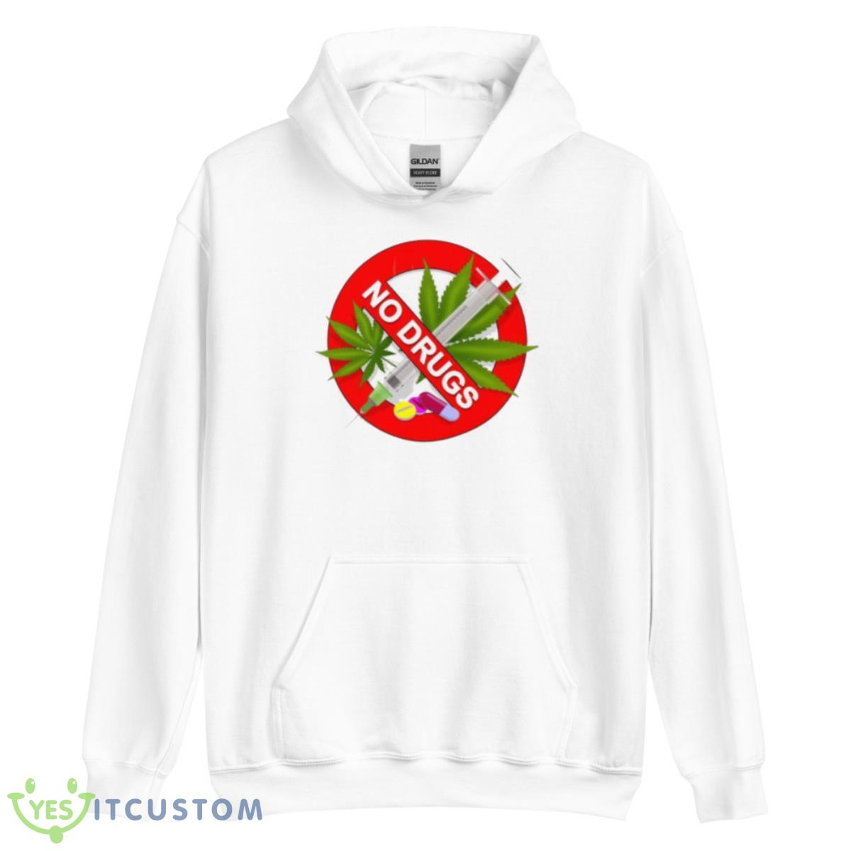 Say No To Drugs Logo Shirt 11 Say No To Drugs Logo Shirt - Unisex Heavy Blend Hooded Sweatshirt